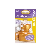 8 pz Royal pasta di zucchero,oro