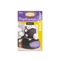 8 pz Royal pasta di zucchero, nero