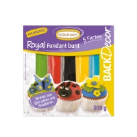7 pz Royal pasta di zucchero,ass.
