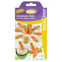 15 pz Carote di cioccolato,piccole