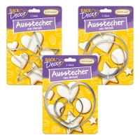 9 pz Set di tagliabiscotti assortiti