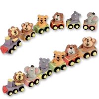 Animali di zucchero sul treno