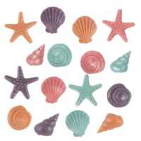 96 pz Set mare, marzapane, misto