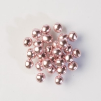 1 pz Perle luccicanti rosa, cuore cioccolato croccante