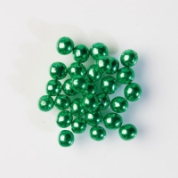 1 pz Perle luccicanti verde, cuore cioccolato croccante
