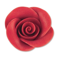 24 pz Marzapane rose rosse,grandi