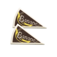 120 pz Triangoli banana
