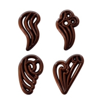 312 pz Filigrane al cioccolato