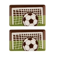 100 pz Placca Calcio, cioccolato fondente