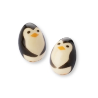 30 pz Pinguino 3D, cioccolato bianco