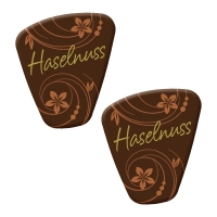 140 pz Decori  Haselnuss , cioccolato fondente