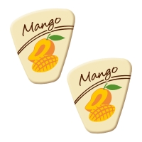 140 pz Decori  Mango , cioccolato bianco