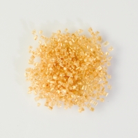 1 pz Dec. da cos., zucchero scintillato, color oro