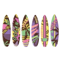 96 pz Tavole da surf, cioccolato bianco, assortiti