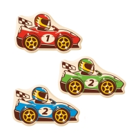 96 pz Auto da corsa, cioccolato bianco, assortiti