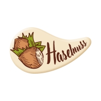100 pz Decori  Haselnuss , cioccolato bianco