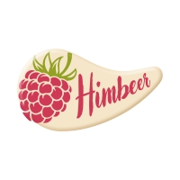 100 pz Decori  Himbeer , cioccolato bianco