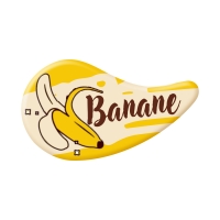 100 pz Decori  Banane , cioccolato bianco
