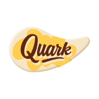 100 pz Decori  Quark , cioccolato bianco