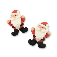 72 pz Babbo Natale in zucchero piatti