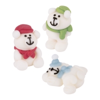 30 pz Orsetti bianchi di zucch.