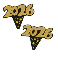 100 pz Emblemi  2025 in cartone