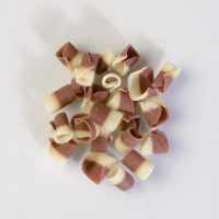 Riccioli cioccolato latte e bianco