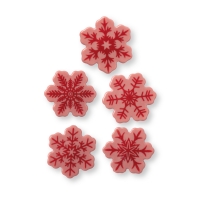 160. Pz. Fiocchi neve, cioccolato ruby, ass.