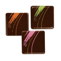 117 pz Quadrati,cioccolato fondente, assortiti