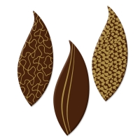 112 pz Gocce dorate, cioccolato fondente, assortite