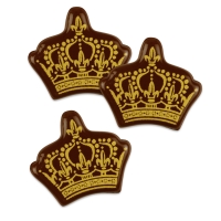 105 pz Corona dorata, cioccolato fondente