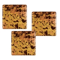105 pz Quadrati, cioccolato fondente, Antique