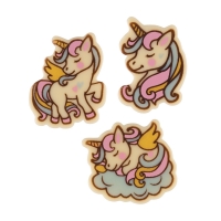 120 pz Unicorno, cioccolato bianco, ass.