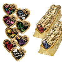 40 pz HEY YOU Cuori grandi