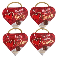 16 pz Cuore-Emotion con con pendente a cuore