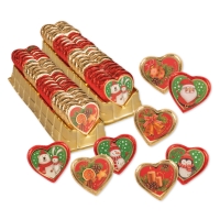 40 pz Cuori  Natale , assortiti