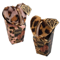 12 pz Portachiavi Leopardo su scatola