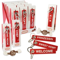 12 pz Borsetta con praline e portachiavi