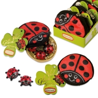 16 pz Borsetta pelusch coccinelle