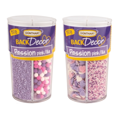 8 pz Dosatore Love 4 decoraz., assort 