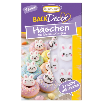 15 pz Teste di coniglio di zucchero 