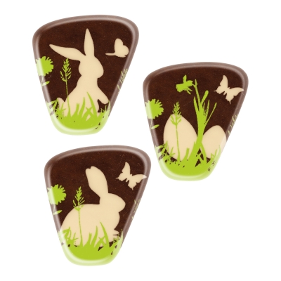 48 pz Placca Pasqua, cioccolato bianco, assortiti 