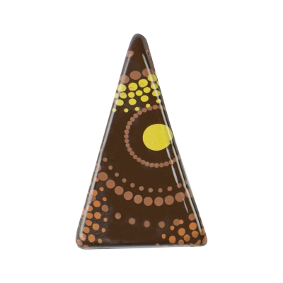 153 pz Triangolo, cioccolato fondente, cerchi 
