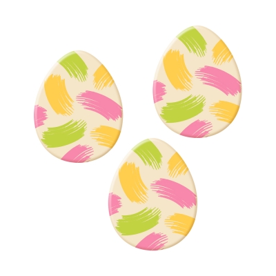 192 pz Ovetto Pasqua, cioccolato bianco 