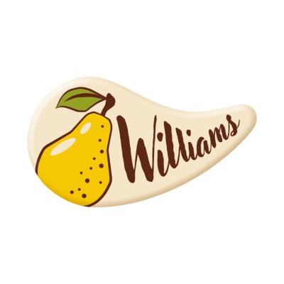 100 pz Decori  Williams , cioccolato bianco 