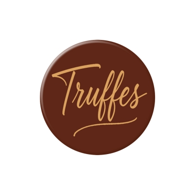 160 pz Decori  Truffes , cioccolato fondente 