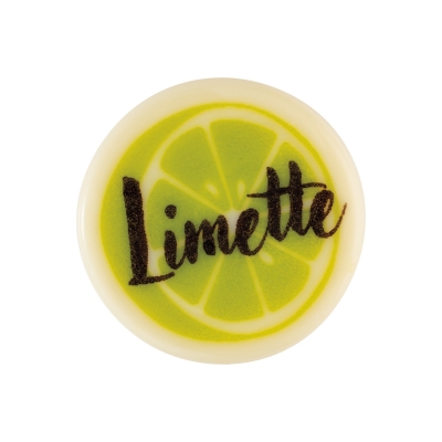 160 pz Decori  Limette , cioccolato bianco 