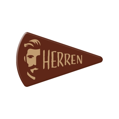 100 pz Decori  Herren , cioccolato fondente 