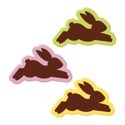 96 pz Coniglietto, cioccolato bianco, assortiti 