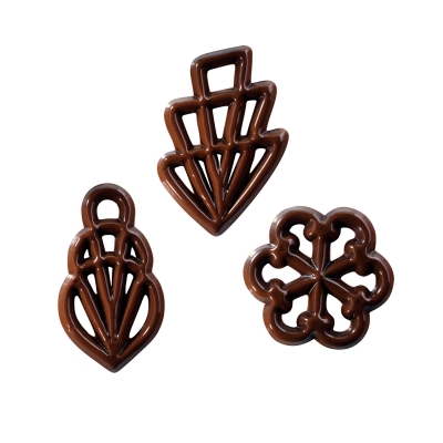 336 pz Filigrania, classiche, cioccolato fondente 